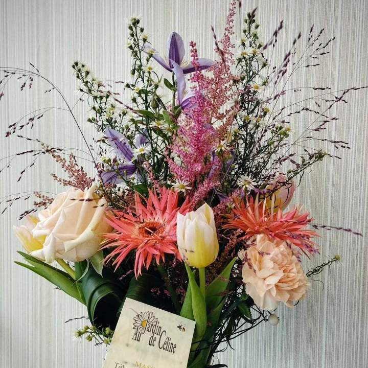 Bouquet de fleurs champêtre Massy