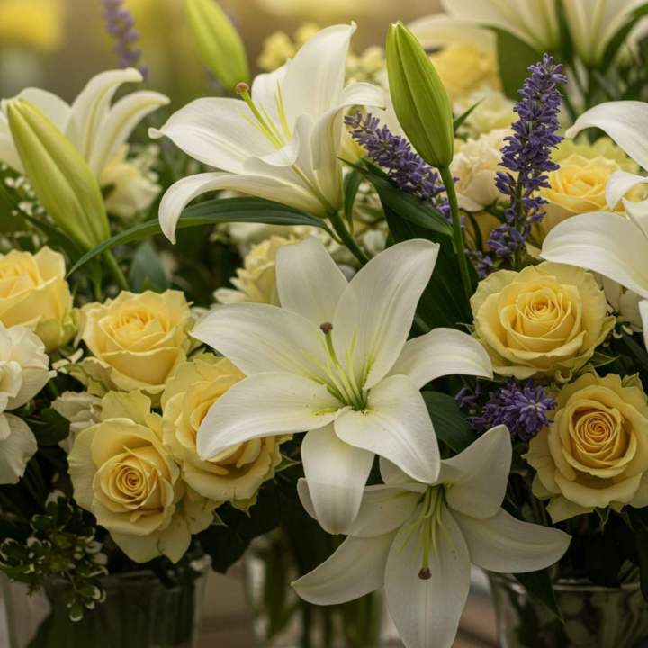 Gerbes de deuil pour un hommage respectueux